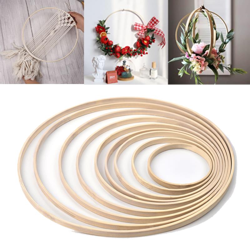 Wood Ring Blank - 1/5Pcs 8 33cm 나무 DIY 수제