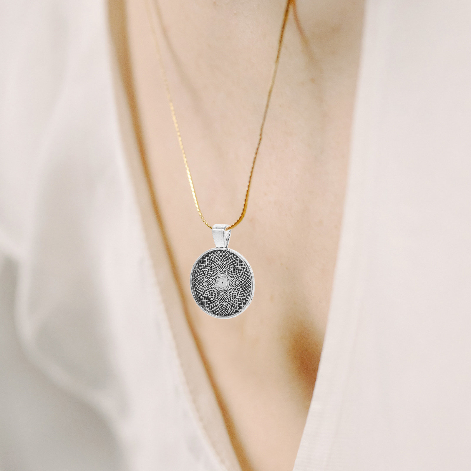 40개 원형 베젤 펜던트 트레이, 평면 펜던트 베이스, - Bezels Set Pendant 리뷰 및 가격
