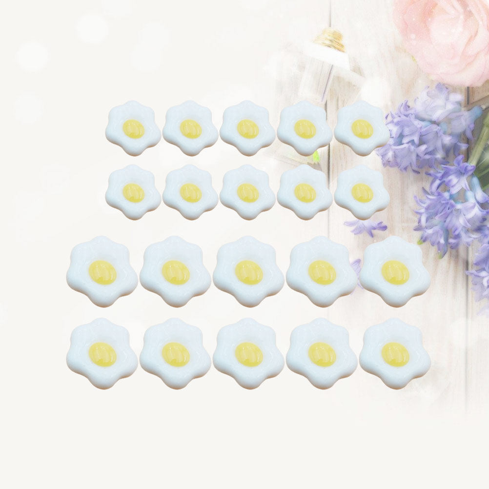20개입 모조 수란 레진 DIY 공예 액세서리 휴대폰  - Resin Craft Material 리뷰 및 가격