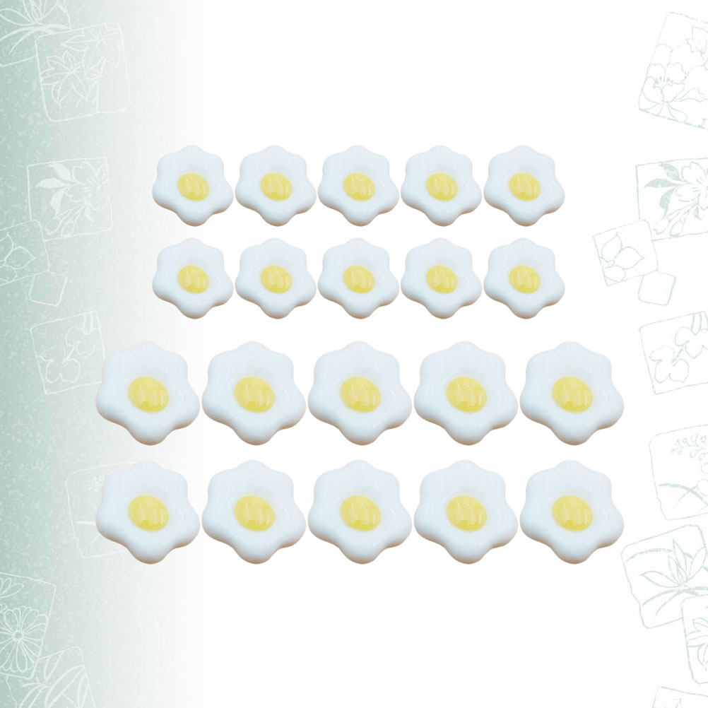 20개입 모조 수란 레진 DIY 공예 액세서리 휴대폰  - Resin Craft Material 리뷰 및 가격