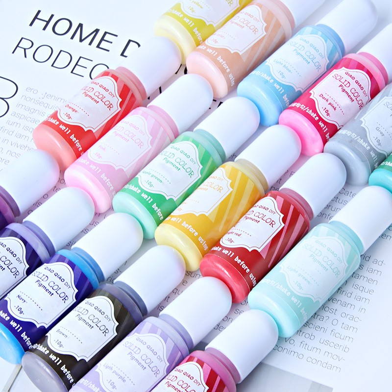 에폭시 레진용 18가지 다채로운 액상 색소 도매, 고농 - Resin Pigment Set 리뷰 및 가격
