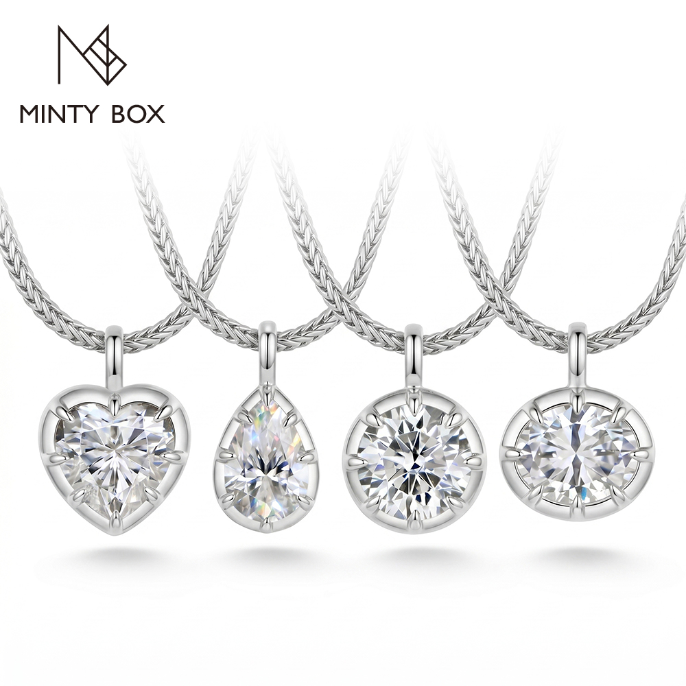 MINTYBOX 베젤 세트 모이사나이트 펜던트 컬렉션  - Bezels Set Pendant 리뷰 및 가격