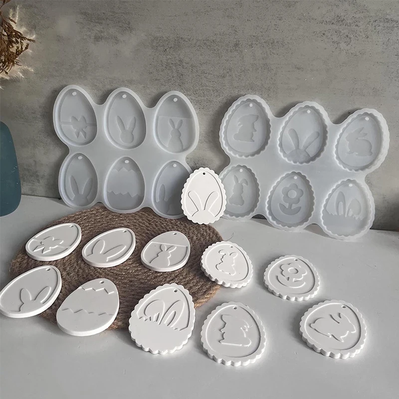 고품질 달걀 토끼 펜던트 데스크탑 장식 시멘트 석고 몰 - Serving Tray Mold 리뷰 및 가격
